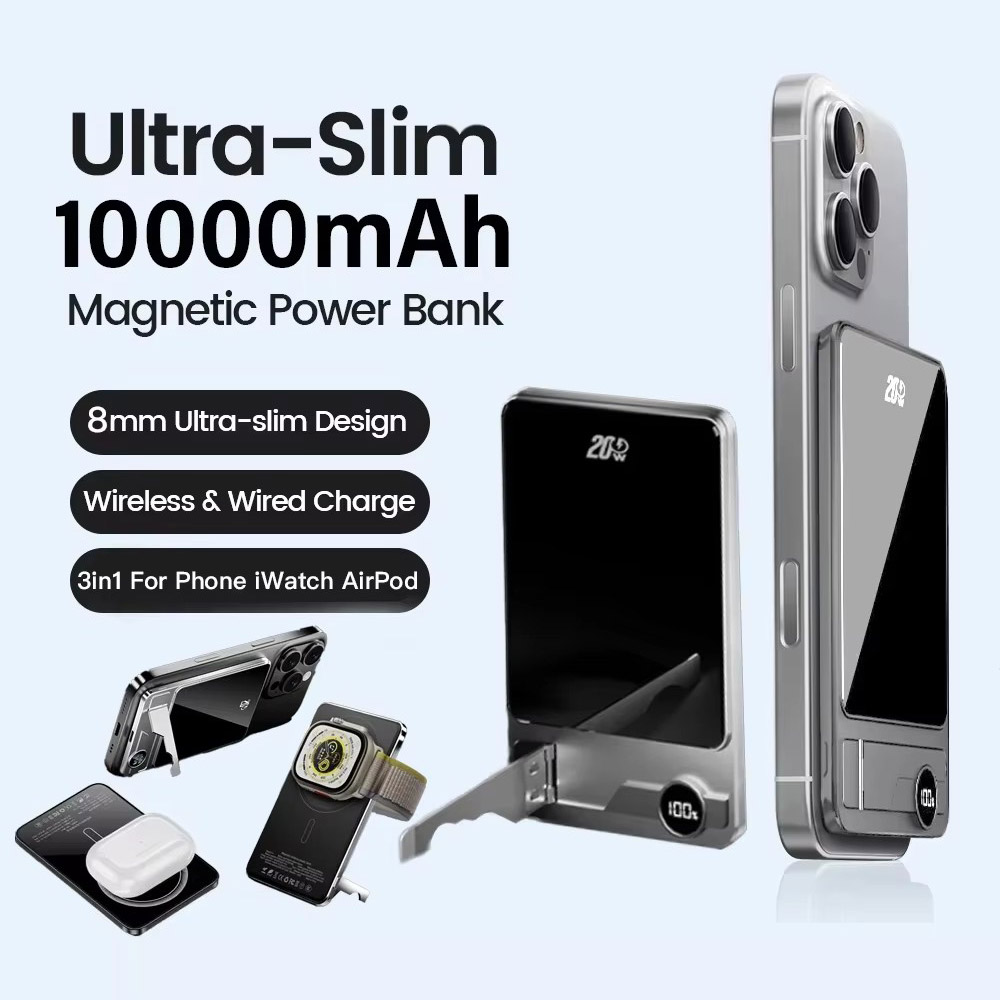 Power Bank Slim - 10000mAh Ultra Slim Power Bank voor