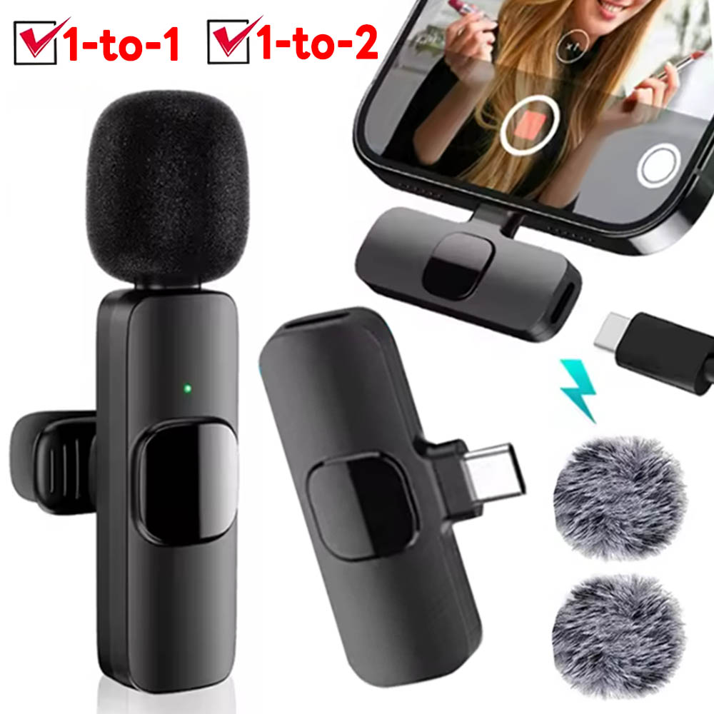 Type C Adapter - 1to2 1to1 Mini Audio Video-opname Type-C