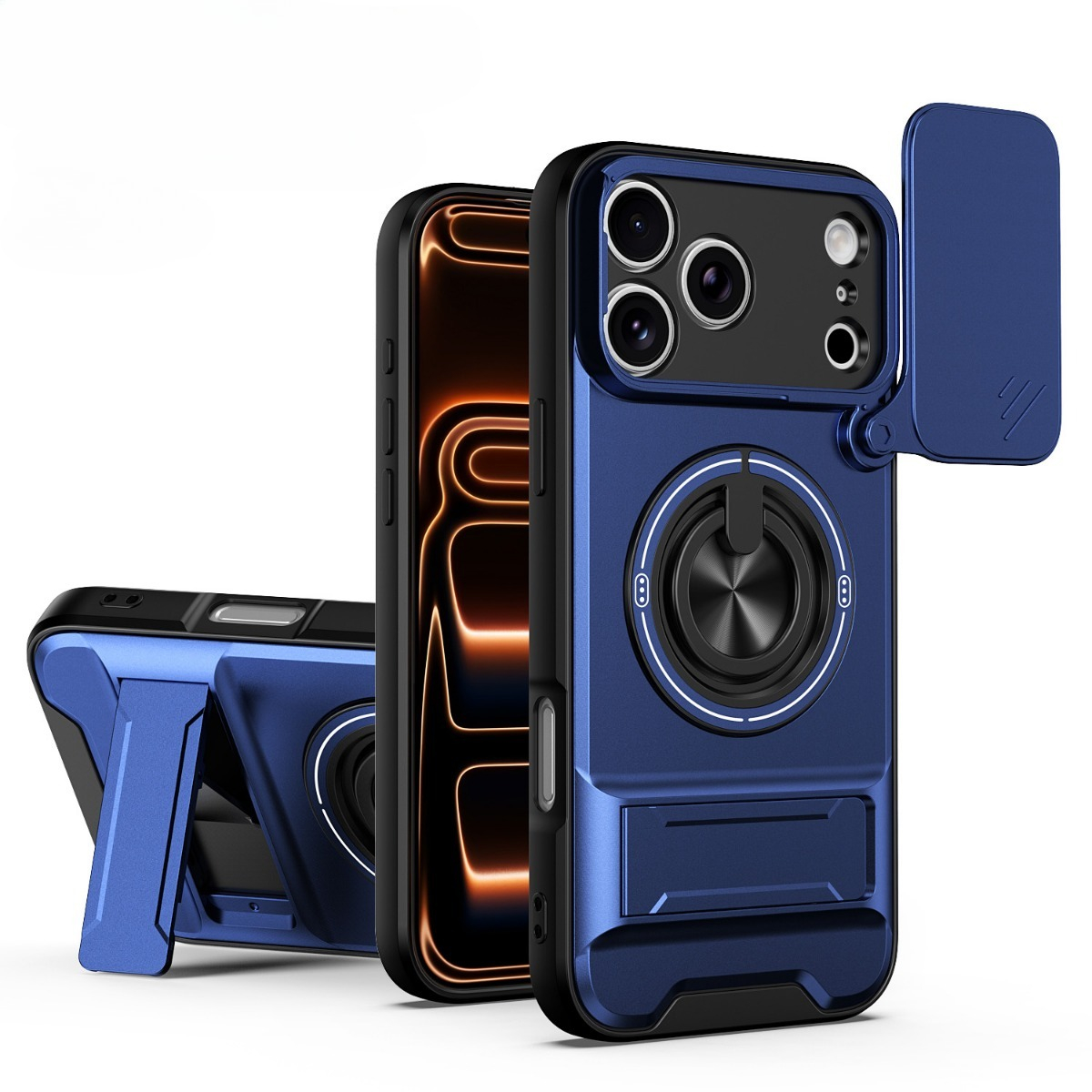 Phone Ring Holder - Luxe 360° draaibare magnetische ringhouder telefoonhoesje