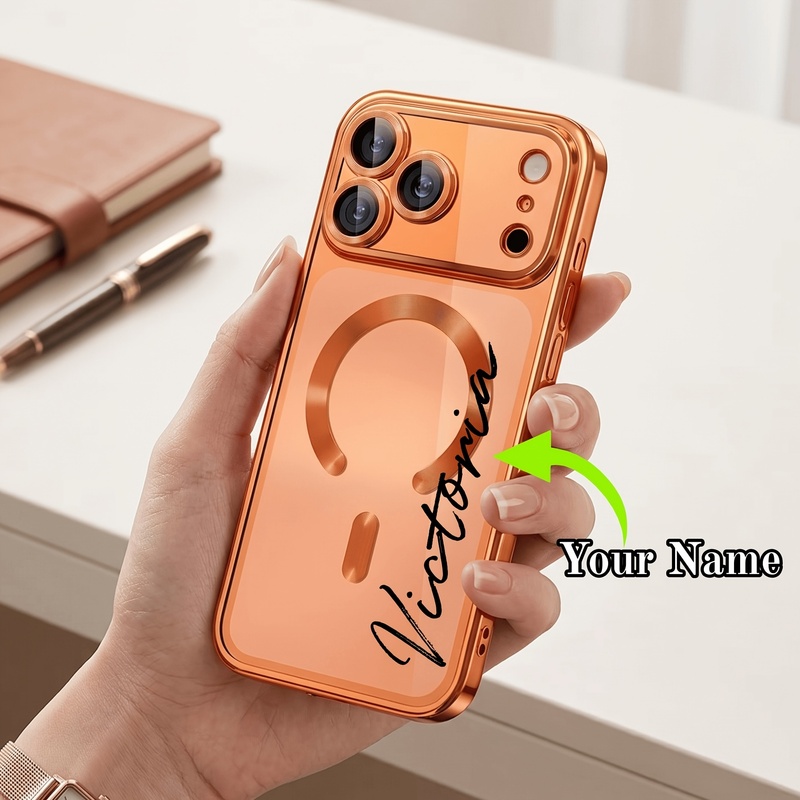 Phone Accessories Names - Gepersonaliseerde, op maat gemaakte, elektrogeplateerde CD-grain