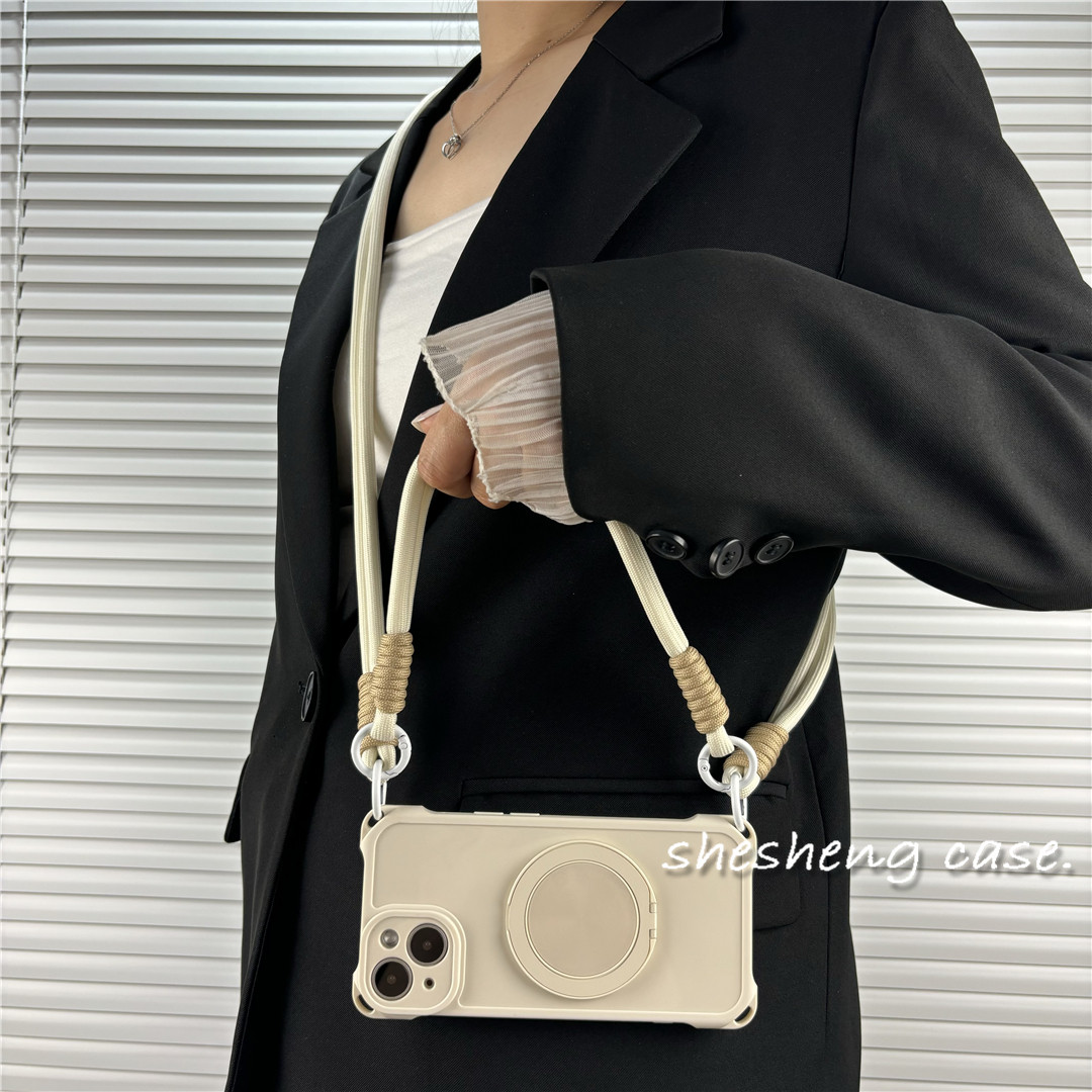 Phone Ring Holder - Crossbody Lanyard-telefoonhoesje voor Xiaomi 17 promax