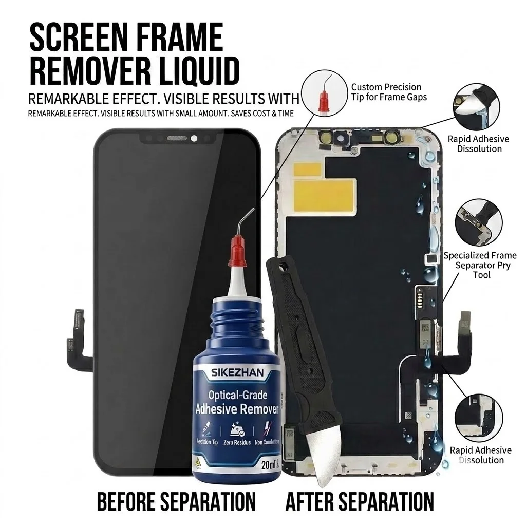 Phone Accessories Kit - SIKEZHAN 20ml optische kwaliteit lijmverwijderaar reinigingsset