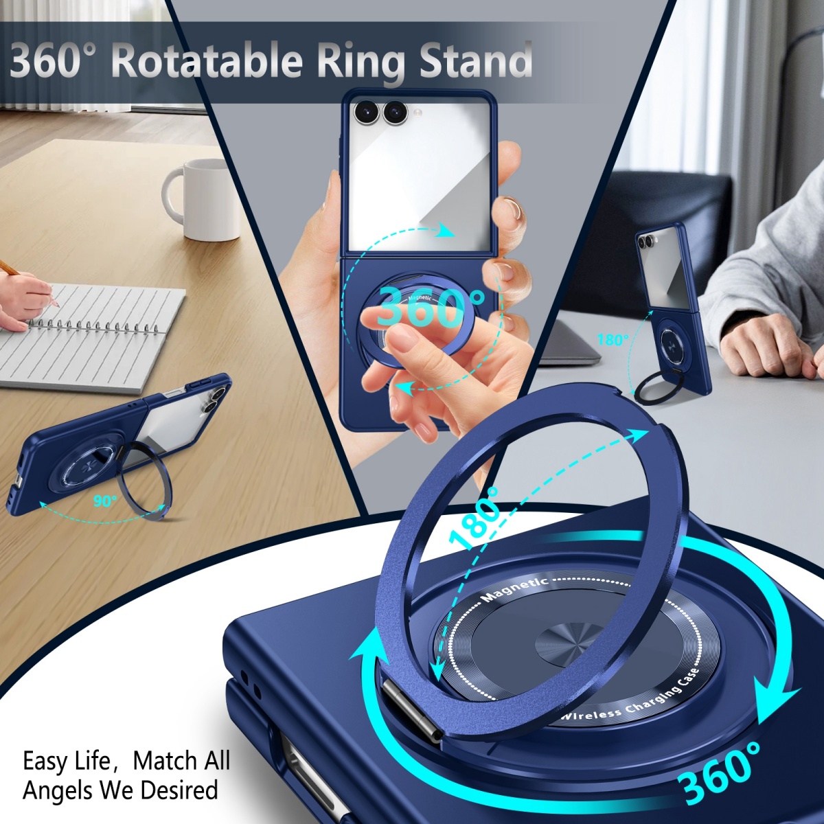 Magnetische Metalen Draaibare  - Phone Ring Holder recensie en prijs
