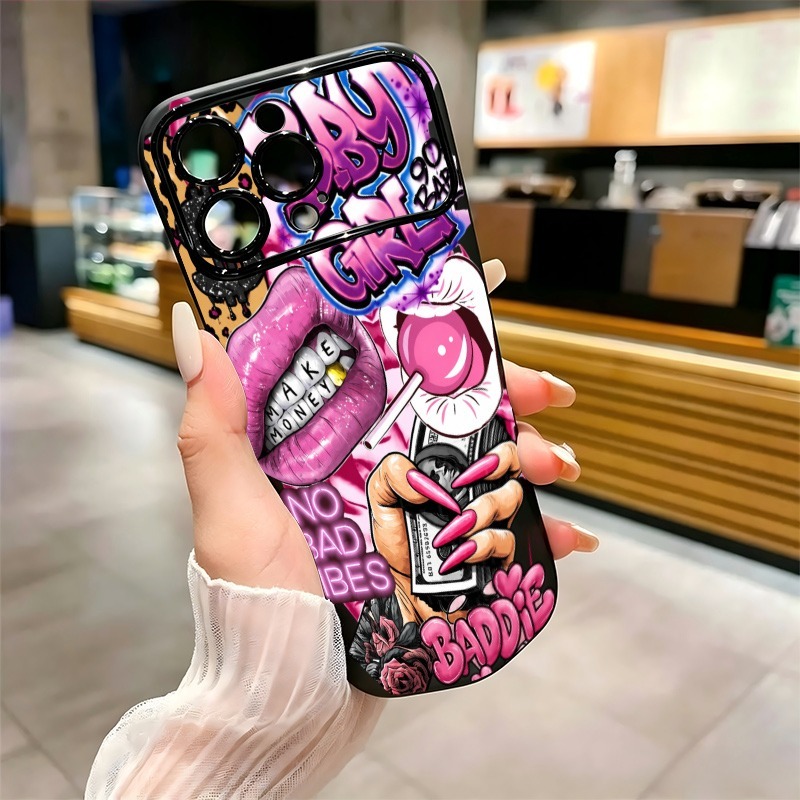Hiphop roze lippen baby meisje - Phone Accessories Kiosk recensie en prijs