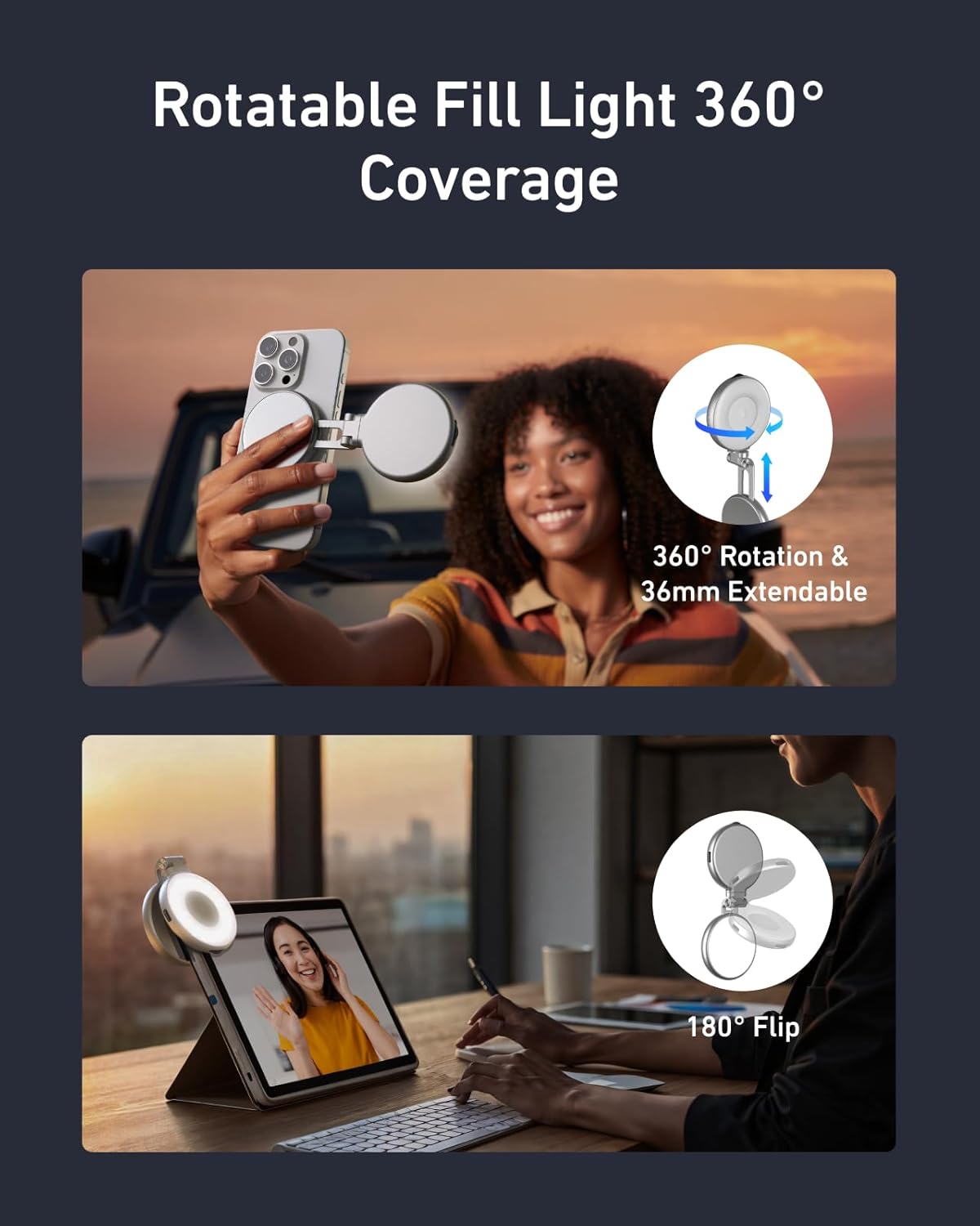 Magnetische Selfie Lichtset Dr - Phone Accessories Kit recensie en prijs
