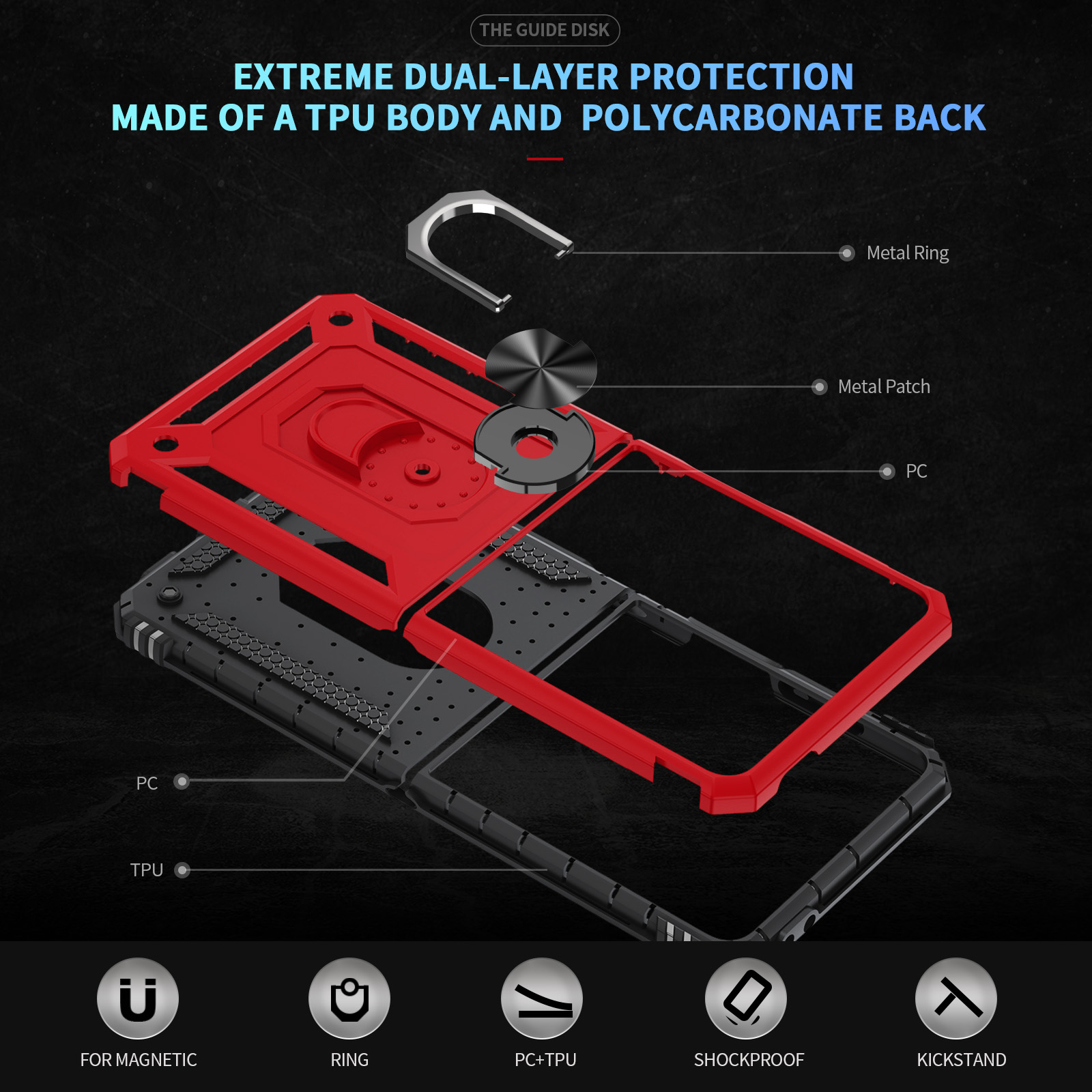 Militaire kwaliteit schokbeste - Phone Ring Holder recensie en prijs