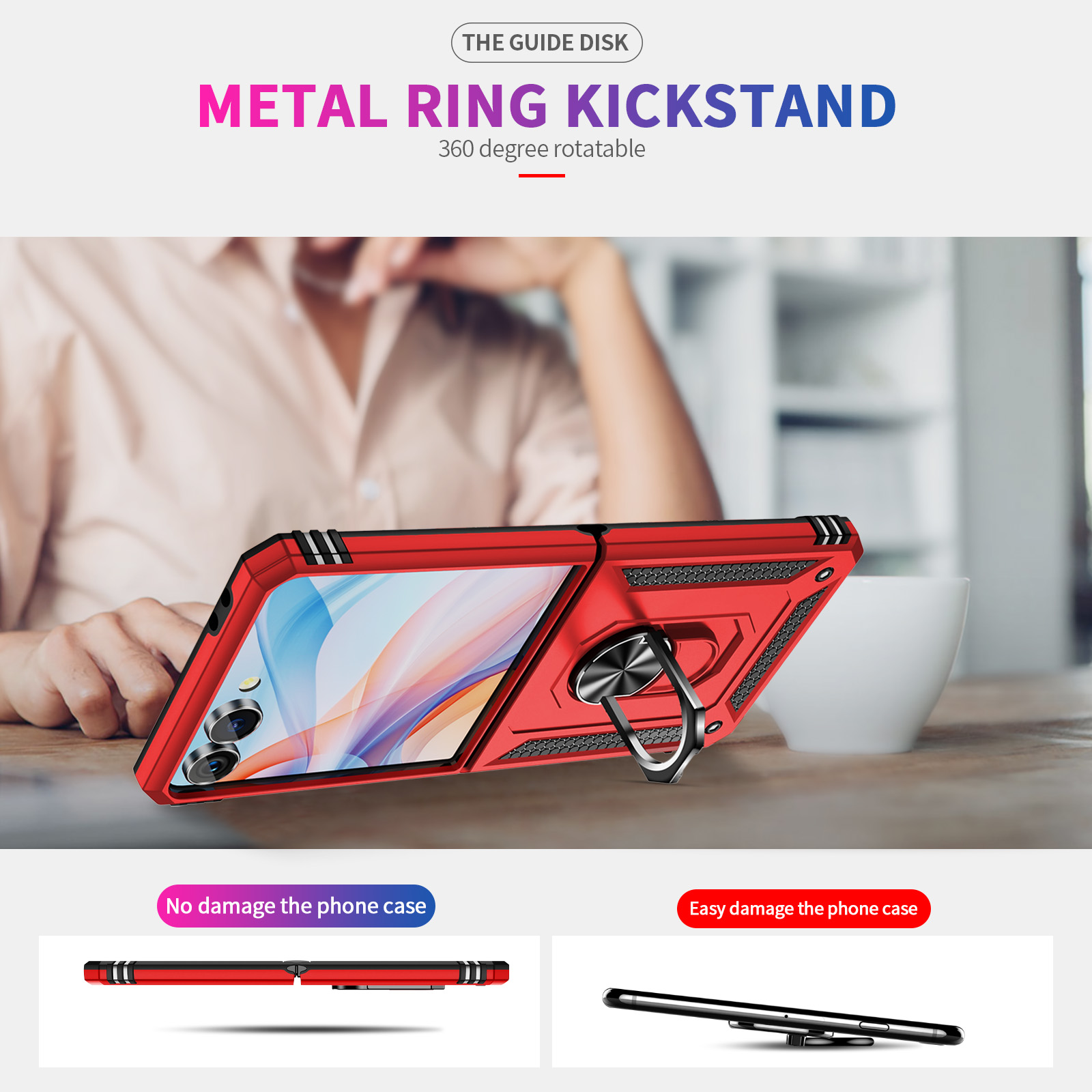 Militaire kwaliteit schokbeste - Phone Ring Holder recensie en prijs