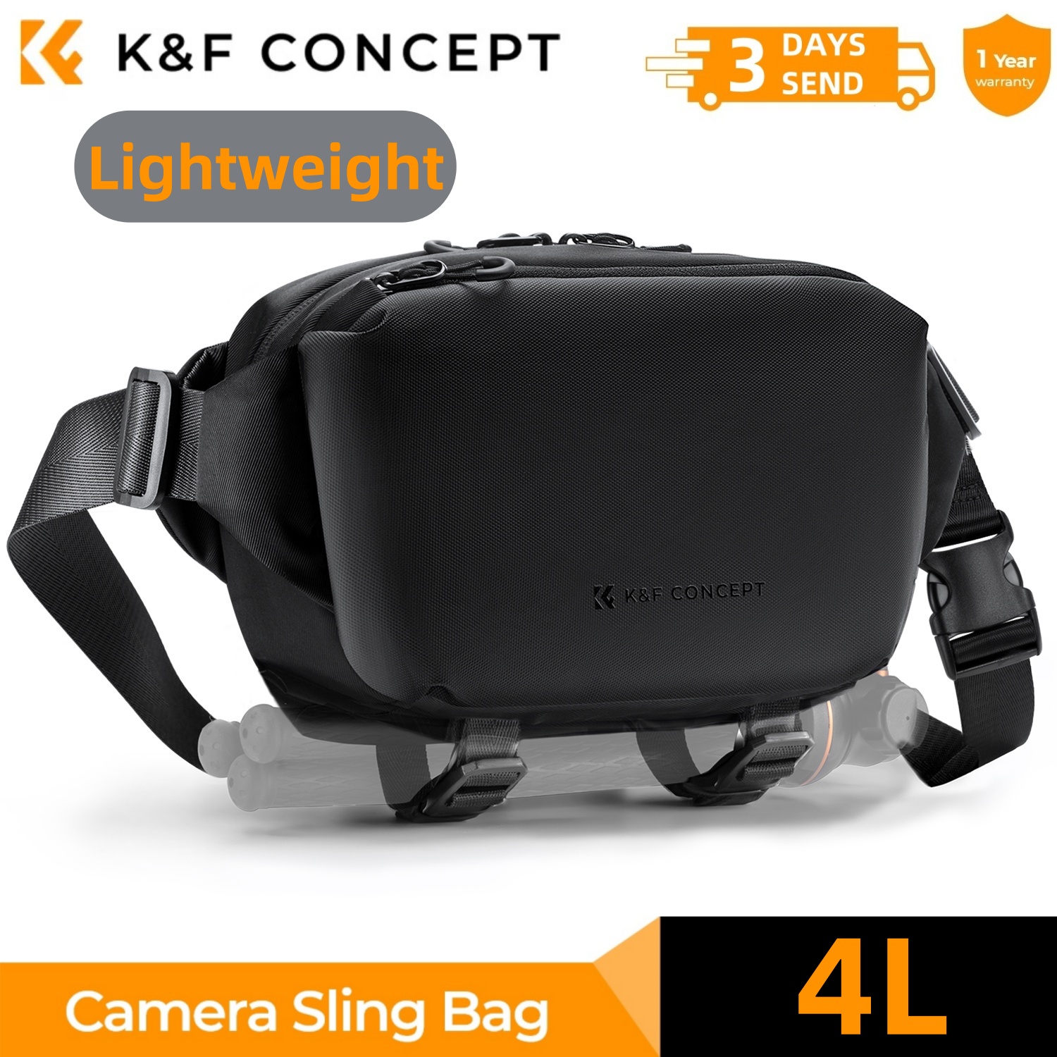 K&F CONCEPT 4L Camera Sling Ba - Phone Accessories For Photography recensie en prijs