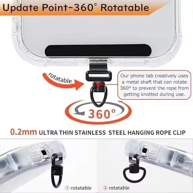 360° Draaibare Telefoon Lanyar - Phone Ring Holder recensie en prijs
