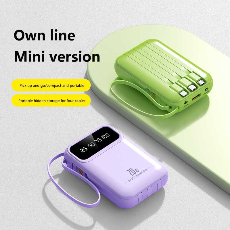 50000mAh 4-in-1 ingebouwde kab - Power Bank Slim recensie en prijs
