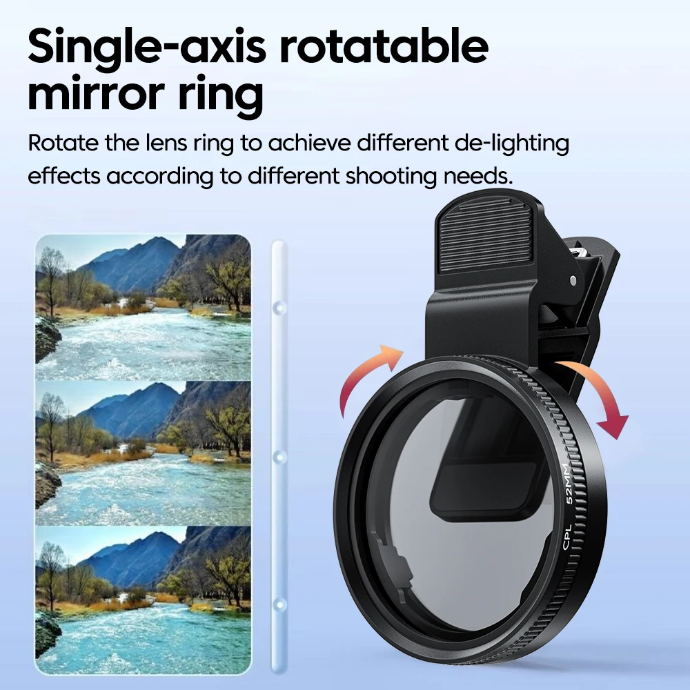 Nieuwe 52 mm CPL mobiele telef - Phone Accessories For Photography recensie en prijs
