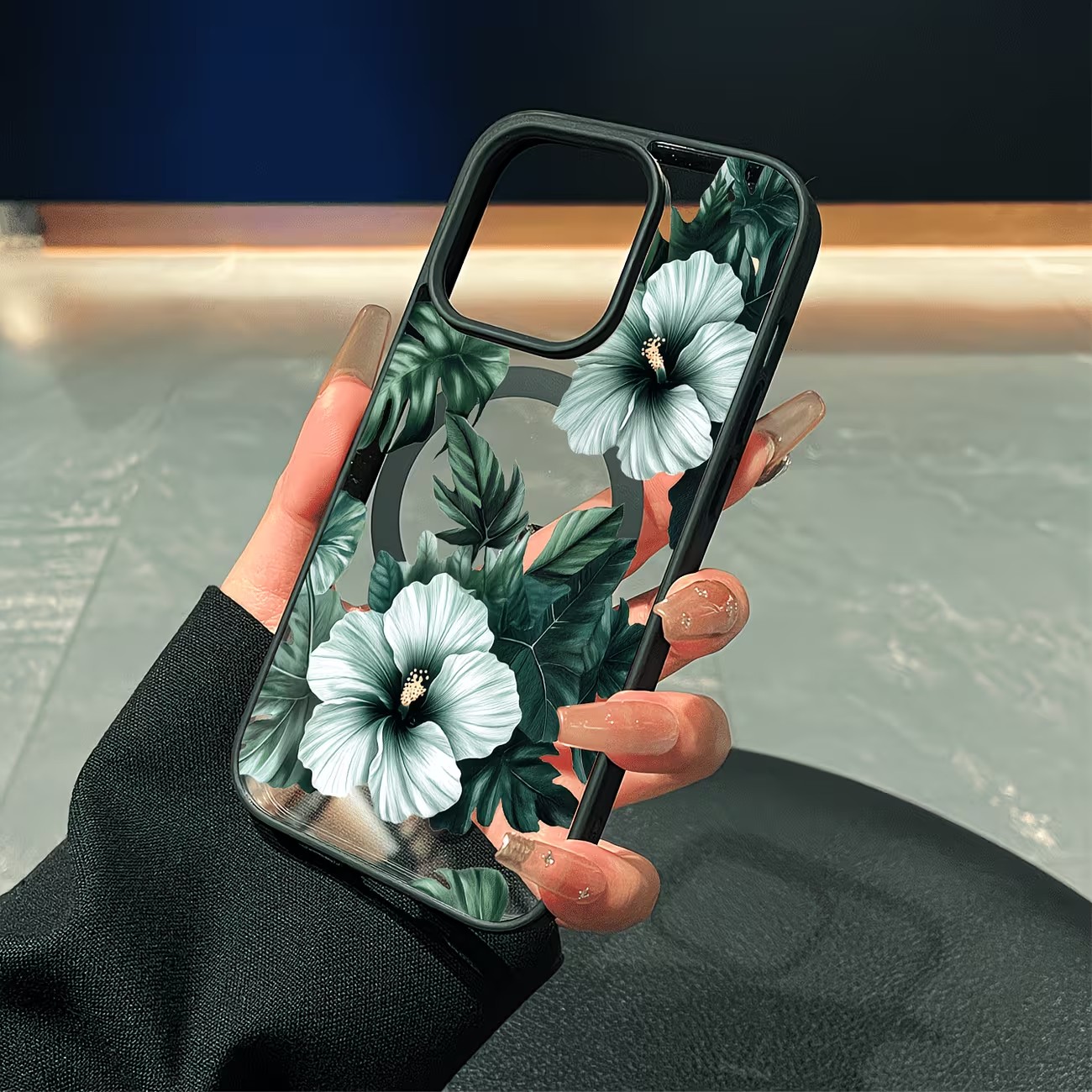 Groene bloemenprint telefoonho - Phone Accessories Kiosk recensie en prijs