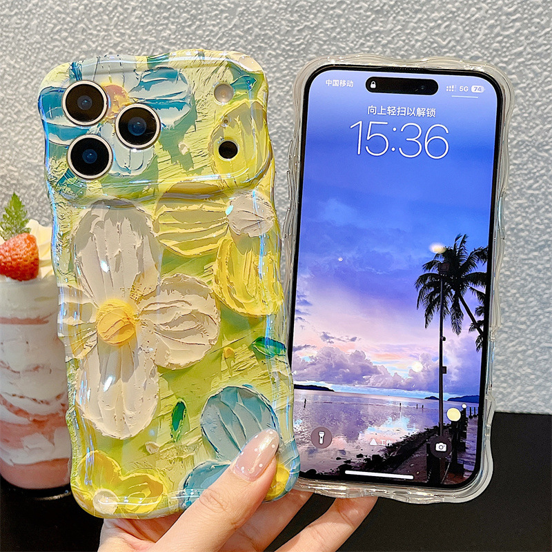 Mode-olieverfschilderij bloeme - Phone Accessories Kiosk recensie en prijs