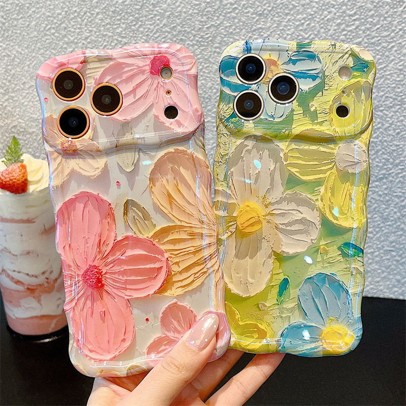 Mode-olieverfschilderij bloeme - Phone Accessories Kiosk recensie en prijs